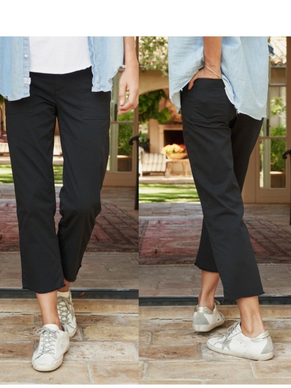 Frank & Eileen Pants Blackstone Utility Performance in Black